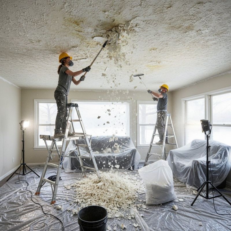 Popcorn Ceiling Repair detail